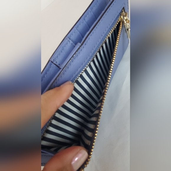 Kate Spade Blue Two Tone Wallet Slim - Picture 7 of 11